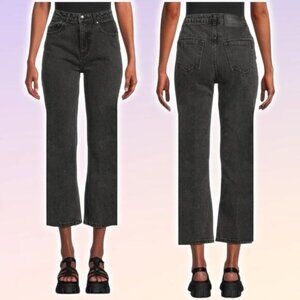 NWT CAVALLI CLASS Roberto Cavalli High Rise Straight Cropped Jean Sz 25